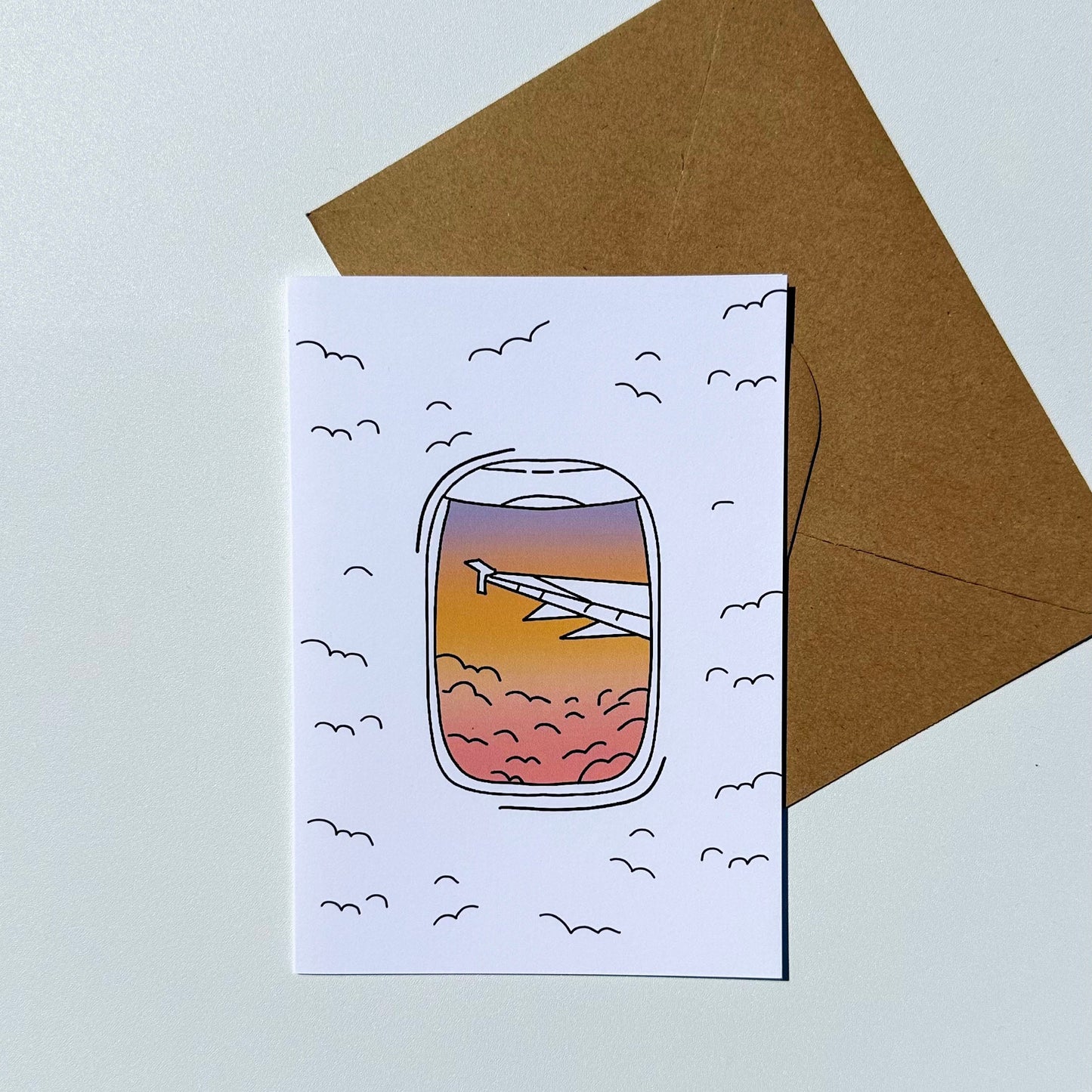 Flying away | Greeting Card