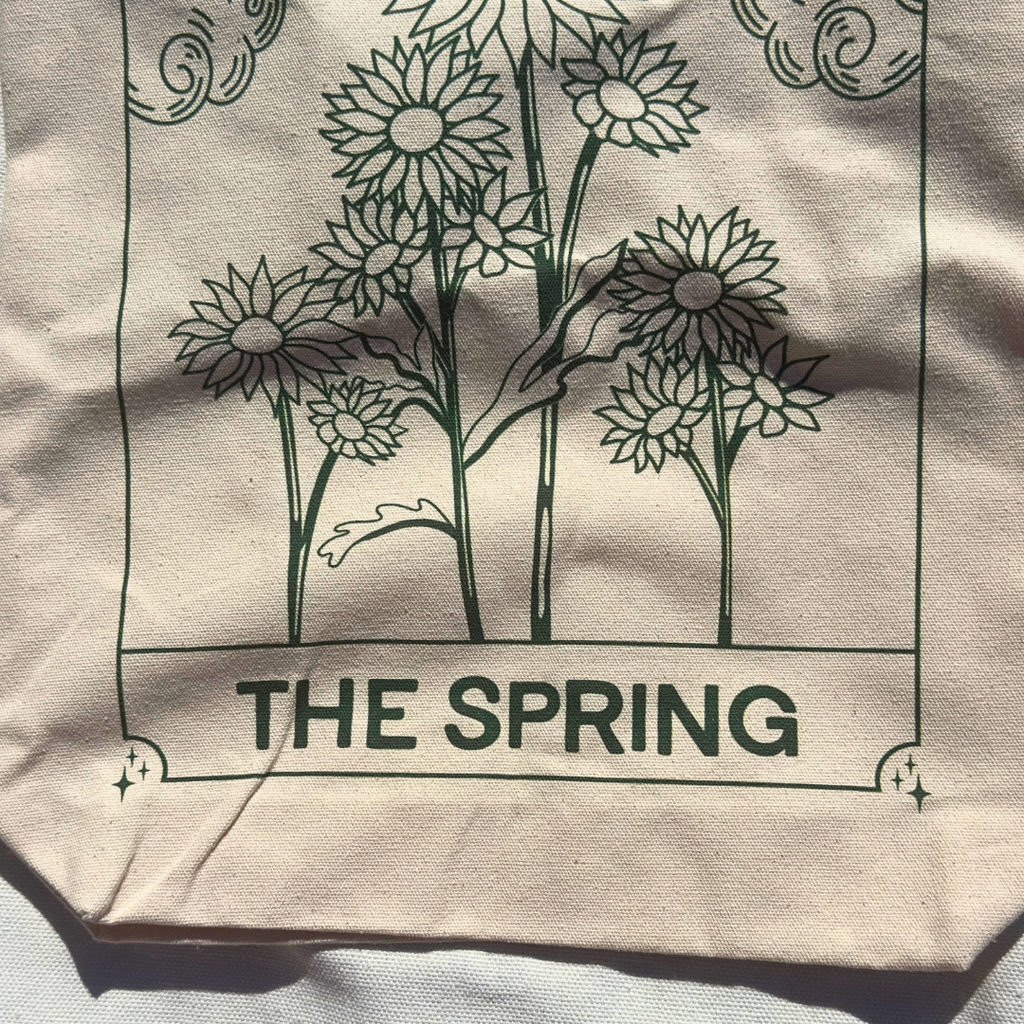The Spring Organic Cotton Tote Bag | Four Seasons Collection