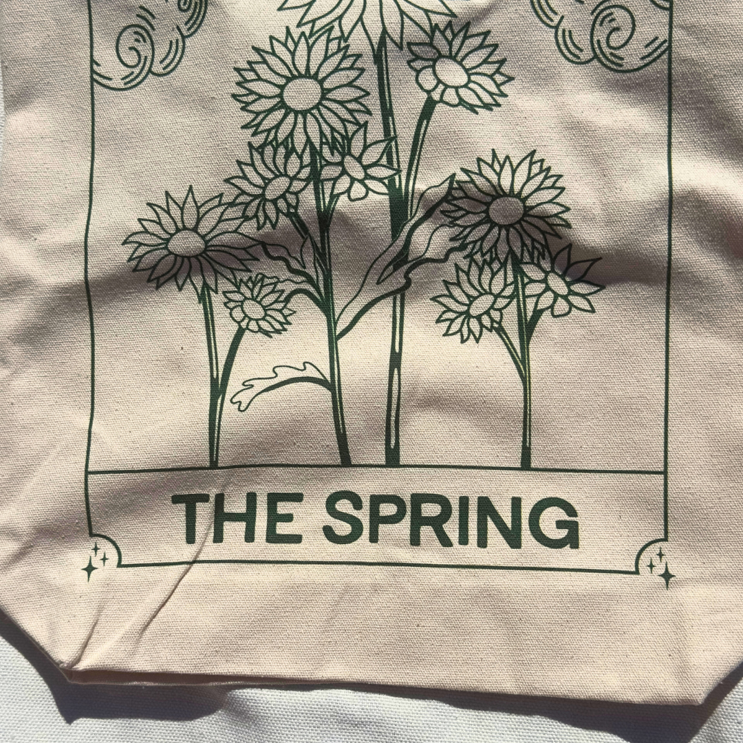 The Spring Organic Cotton Tote Bag | Four Seasons Collection