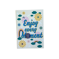 Enjoy Every Moment Hand-Stitched Journal | Handmade Notebook Australia