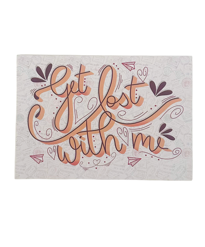 Get lost with me | Greeting Card