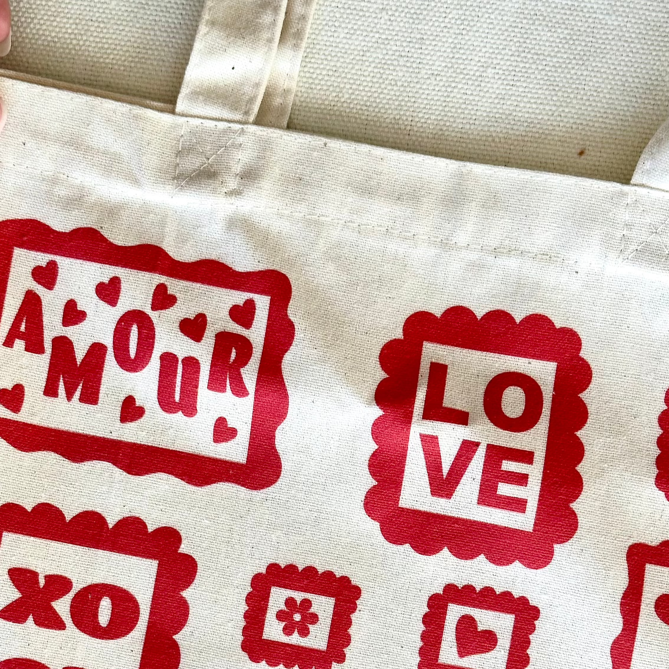 Fall in Love Organic Cotton Tote Bag | Valentine's Gift Australia
