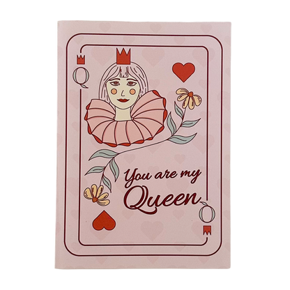 Queen of Hearts| Greeting Card