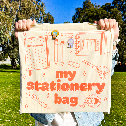 "My Stationery Bag" Tote Bag | Stationery Obsessed Club