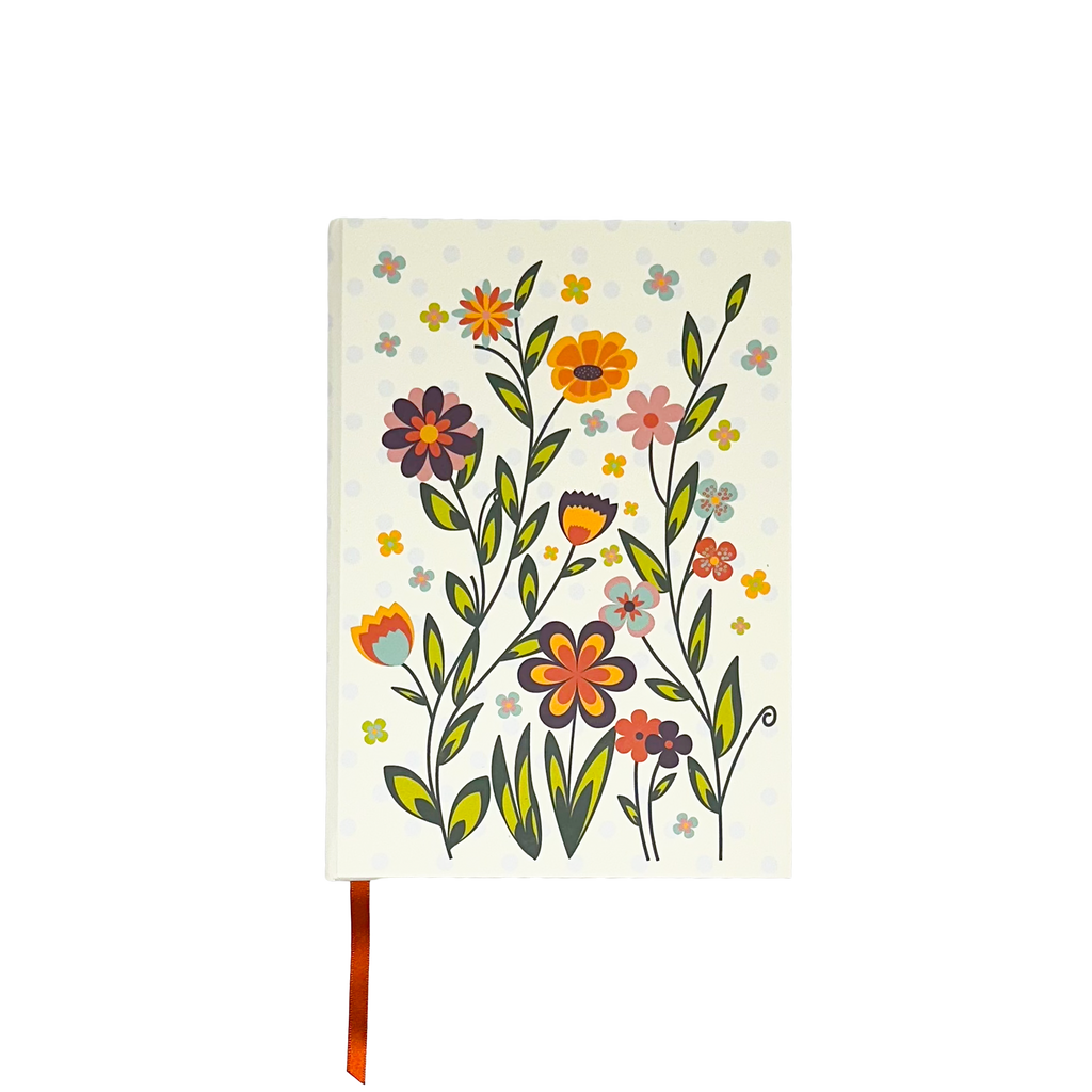 Wanderer's Floral Hand-Stitched Journal | Handmade Notebook Australia