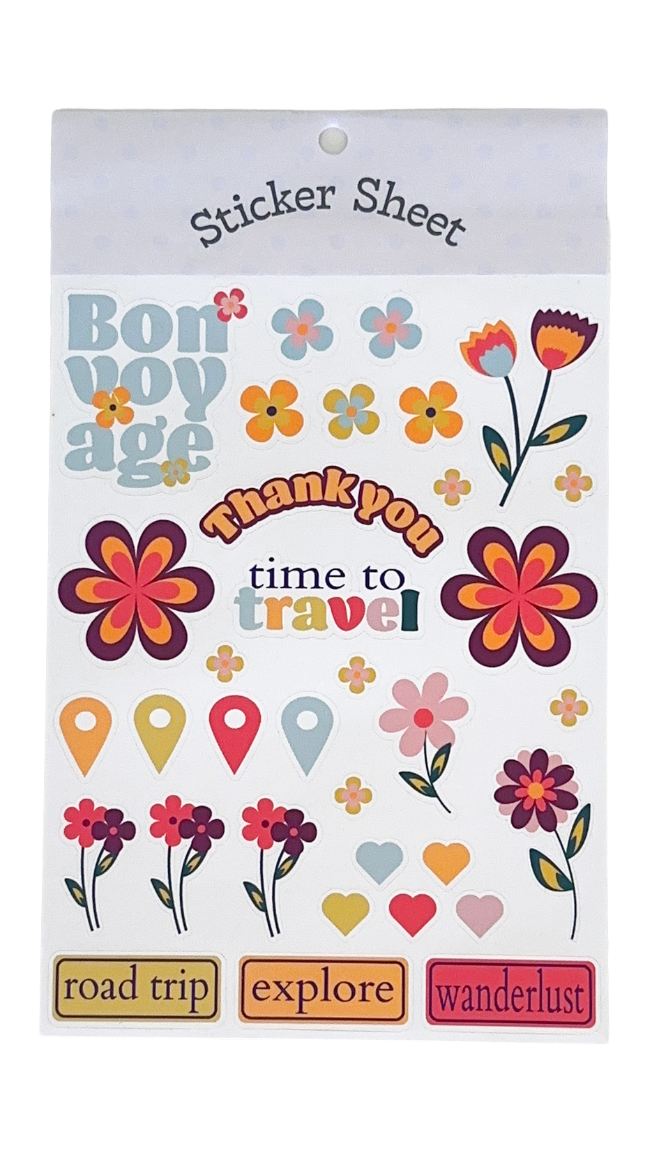 Wanderer's Floral Sticker Sheet
