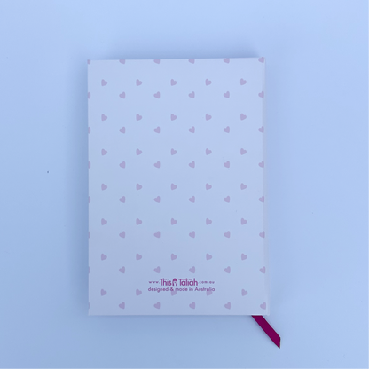 Pink Little Hearts Notebook