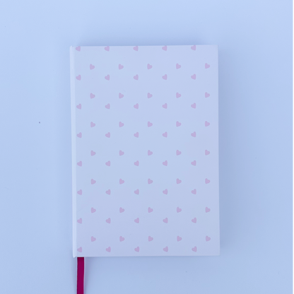 Pink Little Hearts Notebook
