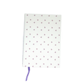 Mini-Purple Hearts Hand-Stitched Journal | Handmade Notebook Australia