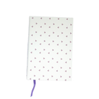 Mini-Purple Hearts Hand-Stitched Journal | Handmade Notebook Australia