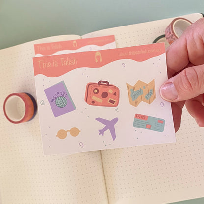 Travel pack - mini sticker sheets