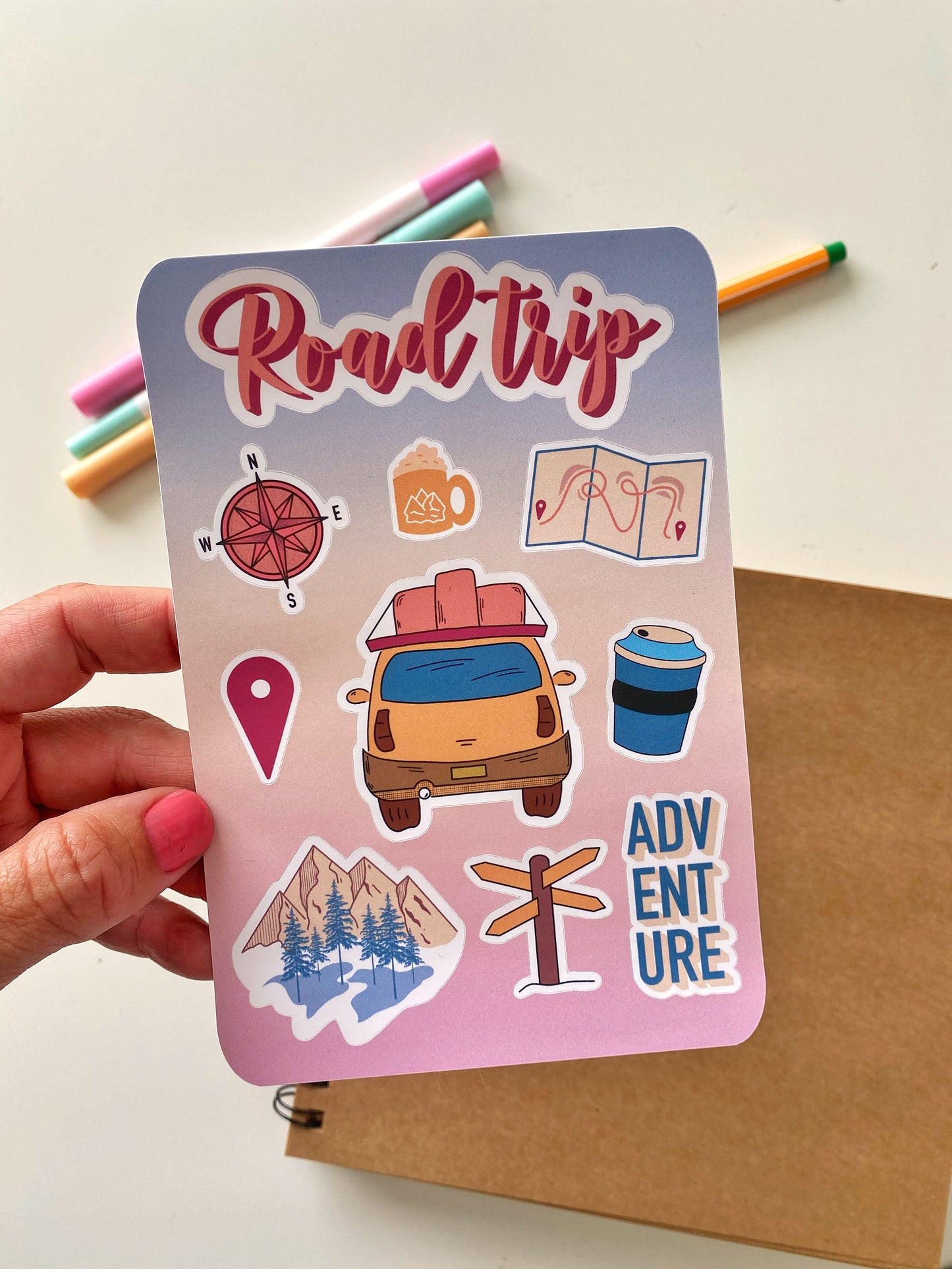 Road Trip Sticker Sheet