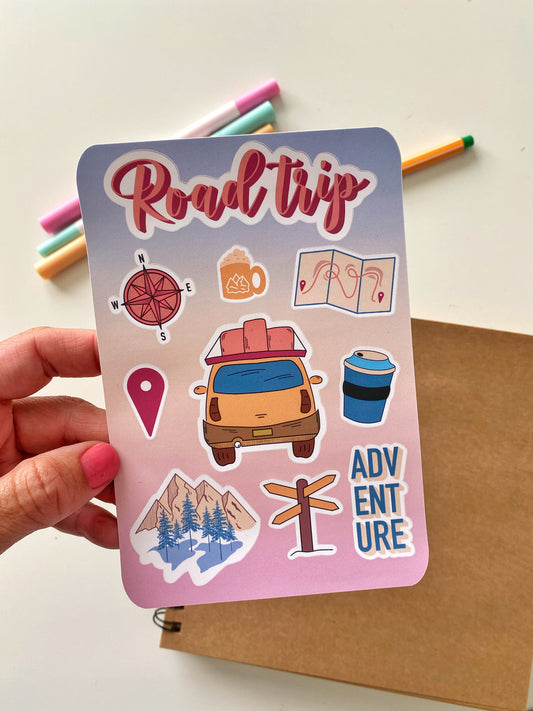 Road Trip Sticker Sheet