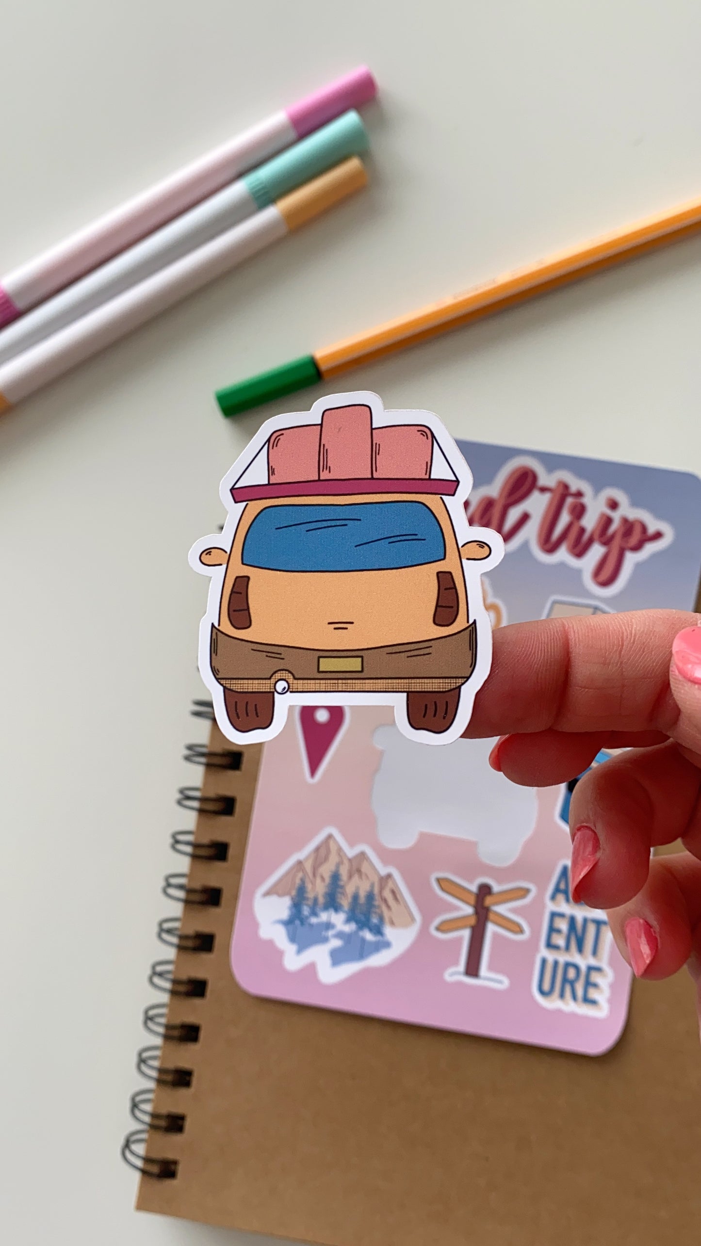 Road Trip Sticker Sheet