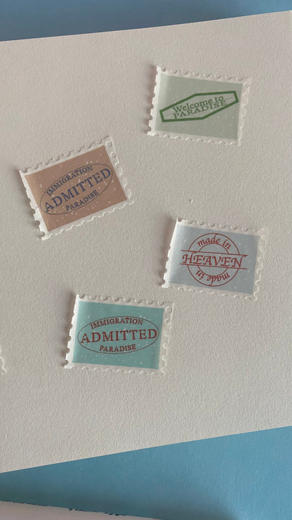 Travel Stamps  - Stamps Washi Tape