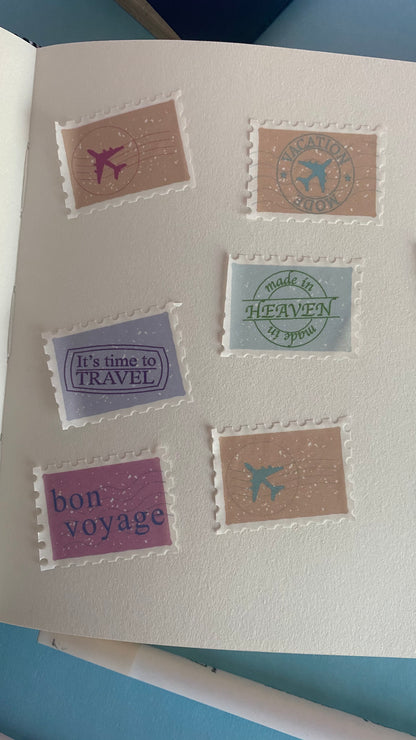 Travel Stamps  - Stamps Washi Tape